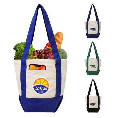 Mini Cotton Canvas Boat Tote Bag